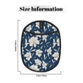thumbnail image 3 of Pofeuu Lilies Flowers Print Silicone Pot Mat Mitten With Hanging Loop Heat Resistant Oven Mitts Non-Slip Bbq Baking Smoking Potholders, 3 of 7