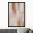 thumbnail image 3 of IDEA4WALL Framed Canvas Print Gray & Brown White Pastel Watercolors Abstract Wall Art Modern Artwork Decor Bohemian Colorful Relax/Zen for Living Room, Bedroom - Black 16"x24", 3 of 5
