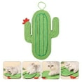 thumbnail image 5 of KAKOWELY Cartoon Kitten Cat Scratch Pad Cactus Cat Sisal Scratch Mat with Hanging Rope,16.93"X11.81"X0.39", 5 of 5