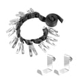 thumbnail image 2 of Agiferg New Baseball Cap Rack Hat Holder Rack Home Organizer Storage Door Closet Hanger, 2 of 8