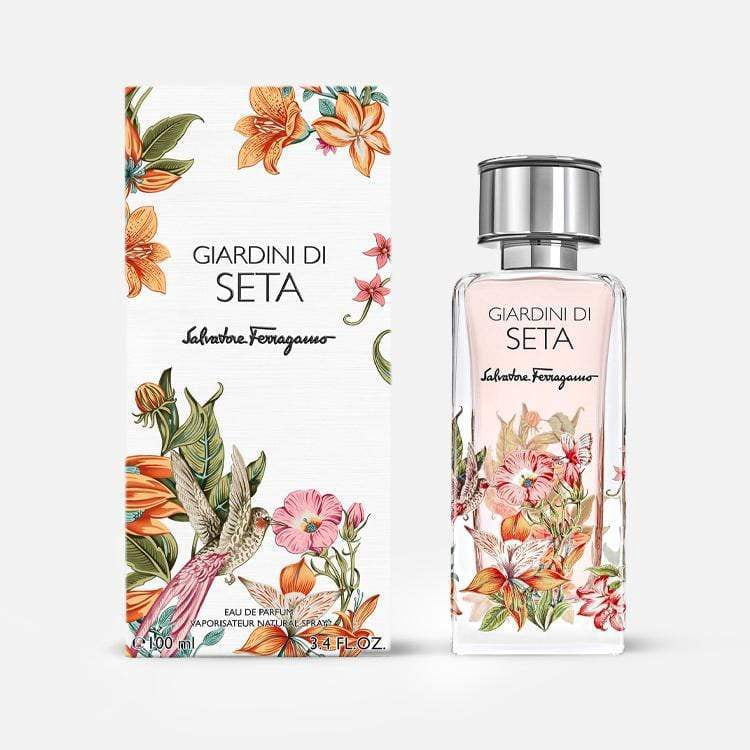 香水(女性用) Ferragamo GARDINI DI SETA EDP 100ml Salvatore Ferragamo Giardini Di Seta EDP Spray 3.4 oz Fragrances