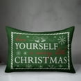 thumbnail image 3 of Creative Products Have yourself a merry little Christmas 14x20 Spun Poly Pillow, 3 of 3