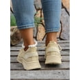 thumbnail image 5 of "Women Casual Sneakers - Solid Colors For Fall And Winter, Versatile Fashionable Women's Casual Shoes Designed For Outdoor Sports, Tennis, Running, Hiking. Thick Soled Wear Resistant Slip-On Shoes.", 5 of 5