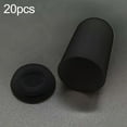 Zyooh Pack Of 20 Black Film Canisters, 35 Mm In Diameter, For