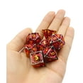 thumbnail image 5 of Juego de dados Dnd de metal Juego de dados de dragones y mazmorras D&D Regalos Juego de dados poliédricos huecos de 7 cps con caja de metal de regalo Adecuado para tarjetas de juegos de mesa D&D Pathf, 5 of 5