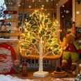 thumbnail image 6 of DAMAI Lighted Birch Trees with Red Berries for Indoor Decor, 2FT Fairy Lights Birch Tree 72 LED Tree Lamp, Lighted up Tree Lamp USB/Battery Powered, Artificial Trees for Table Home Christmas Decor, 6 of 8