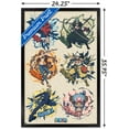 thumbnail image 3 of One Piece: Fishman Island - Badges Grid Wall Poster, 22.375" x 34" Framed, 3 of 4