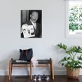Martin Luther King Holding Photographs of Three Murdered Civil