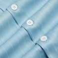 thumbnail image 4 of Iugvhana Stripe Dress Shirts for Men Big and Tall Short Sleeve Button Down Shirt Summer Classic Wrinkle-Free Business Shirt Light Blue XXXXL, 4 of 5
