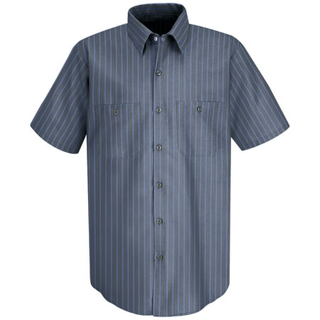Red Kap SP24 Short Sleeve Work Shirt (Stripes)