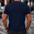thumbnail image 5 of KLHDSF Mens Halloween Funny Graphic Tee Short Sleeve Crewneck Casual Polyester Top Dark Blue S, 5 of 5