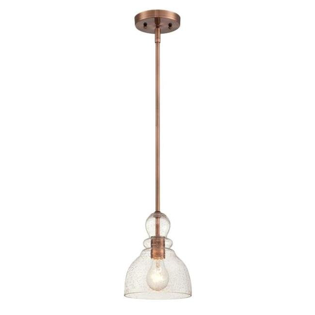 Light Mini Pendant Washed Copper Finish 