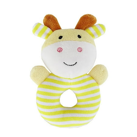 Pink Elephant Rattle - New Fashion Kids Baby Animal Handbells Musical Developmental Toy Bed Bells Rattle Toys Gift