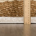 thumbnail image 3 of Hauteloom Baback Checkered Area Rug - Modern Geometric Square Tiles Carpet for Living Room, Kids Room, Nursery - Machine Washable - High Pile - Peach, Medium Gray - 6'7" x 9' (6x9 Area Rug), 3 of 9
