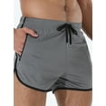 thumbnail image 4 of Liacowi Men's Running Shorts with Zipper Pockets Quick Dry Contrast Color/Camouflage Gym Athletic Workout Shorts, 4 of 8
