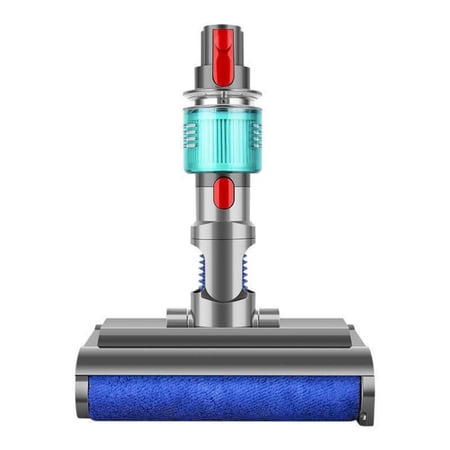 Wet Dry Mop Head Compatible with Dyson V8 V10 V11 V15 – 2-in-1 Vacuum & Floor Washer Attachment with Dual Water Tanks, Motorized Microfiber Roller, Low-Noise Cleaning Head
