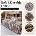 thumbnail image 2 of Jessy Home Sofa Cover Sofa Slipcover Couch Cover Protector Durable Multi-Function Furniture Cover for Dogs Cats Home Decor 71"x 150"Light Coffee, 2 of 8