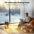 thumbnail image 6 of BN-LINK Oscillating Space Heater with Remote, 1500W Portable Electric Heater with Thermostat & Timer, Indoor Small Heater with Heating and Fan Modes for Bedroom, Office and Indoor, 6 of 8