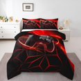 thumbnail image 2 of Erosebridal Game Controller Bedding Full Comforter Set, Black Red Down Comforter, Geometric Gamepad Decor, Lightweight, 2 of 8