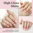thumbnail image 4 of modelones Pink Gel Nail Polish,15ML Nude Pink Gel Polish Sheer Neutral Color Jelly Spring Gel Nail Polish Natural Translucent Soak Off U V Gel Nails for Easter Nail Art French Manicure at Home, 4 of 10