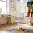 thumbnail image 4 of Homy Casa Adjustable Swivel Desk Chair with Cushioned Seat for Dorm Study Desks, 4 of 10