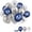 Navy Silver, variant on 15pcs Pink White 18th Birthday Balloons, Girls Party Decor