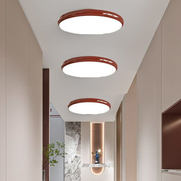 Iluminación Tris Color Cream Breezes Protección para los ojos Lámparas de techo Lámparas modernas simples Luces principales Espectros completos Luces para dormitorios