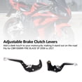 thumbnail image 4 of Foldable Clutch Brake Handle, High Durability Hand Brake Clutch Lever 2 Pcs  for CBR1000RR FIRE BLADE SP, 4 of 7
