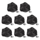 thumbnail image 1 of Pin de solapa de 8 piezas para trajes de hombre, broches de flores de 1.97" [Negro], 1 of 1
