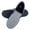 Blue, variant on Hanes Men's Closed Back Slipper Shoe - Memory Foam with Indoor Outdoor Sole