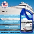 thumbnail image 2 of Seaworks Instant Boat Hull Stain Remover, Gel Cleaner - Remove Stains, Quart, 2 of 5