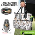 thumbnail image 2 of Garden Tool Bag,Bulldog Dog and Footprints Garden Tool Organizer,Garden Gifts,Waterproof Multi-Pocket Garden Tool Storage 11.8x5.5x11.4 Inch(Tools NOT Included), 2 of 6