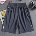thumbnail image 1 of Pantalones cortos deportivos de verano para hombre, ropa deportiva fresca, pantalones cortos para correr, pantalones cortos informales para gimnasio, entrenamiento físico, pantalones, 1 of 5