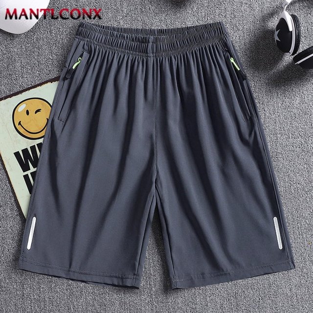 Pantalones cortos deportivos de verano para hombre, ropa deportiva fresca, pantalones cortos para correr, pantalones cortos informales para gimnasio, entrenamiento físico, pantalones
