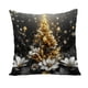 thumbnail image 2 of Funda de almohada navideña | Funda de almohada decorativa festiva para sofá y cama | Funda de cojín cuadrada de 45x45 cm con cremallera oculta, 2 of 6