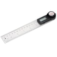 thumbnail image 2 of GemRed 2-in-1 Digital Angle Rule Goniometer Angle Gauge Stainless Steel Angle Finder Clinometer Digital Display Angle Ruler in 200mm Length, 2 of 9