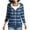 001 Navy, variant on Htigea Striped Hoodies for Women Full Zip Up Hooded Long Sleeve Trendy Slim Fit Sweatshirts with Pockets Purple S