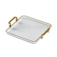 thumbnail image 2 of Serving Tray Bathroom Organizer Nordic Style Multifunctional Shower Plate Vanity Clear, 2 of 8