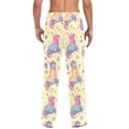 thumbnail image 4 of FORMRS Mens Pajama Pants with Pockets Cotton Sleepwear Lounge Bottoms Sizes S-2XL, Neon Skates, 4 of 7