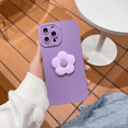 thumbnail image 1 of Funda suave con flores en 3D para iPhone, carcasa bonita, coreana, francesa, Color caramelo, Simple, azul Klein, para iPhone 14, 13, 12, 11 Pro Max, X, XS, XR, 8 plus Fivean unisex, 1 of 2