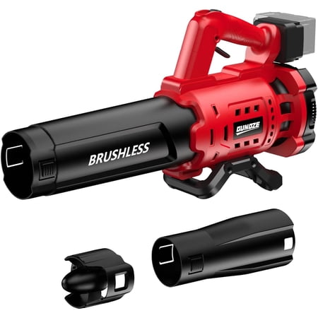 Cordless Leaf Blower for Milwaukee M18 Battery, 480 CFM Electric Blower with Brushless Motor, Lockable to Maintain Speeds up to 130MPH, Handheld Blower for Snow Blowing, Lawn Care, Yard(No Battery)