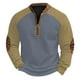 thumbnail image 2 of pstuiky camisetas de manga larga para hombre, Sudadera con capucha y cuello redondo para hombre, estampado, manga larga Tops casuales para hombres l, 2 of 3
