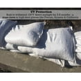 thumbnail image 6 of Sandbags For Flooding - Size: 14" x 26" - White - Sandbags Empty - Sandbags Wholesale Bulk - Sand Bag - Flood Water Barrier - Water Curb - Tent & Store Bags (10,000 Bags), 6 of 11