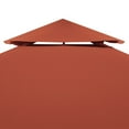 thumbnail image 2 of vidaXL 2-Tier Gazebo Top Cover 310 g/m² 3x3 m Terracotta, 2 of 4