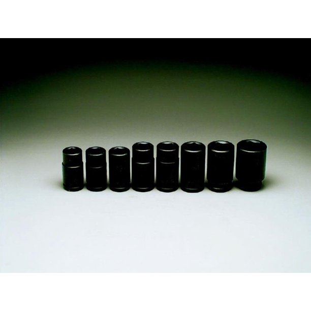 Wright Tool 8 Piece Deep Impact Socket Sets, 3/4 in, 6 Point 1 SET