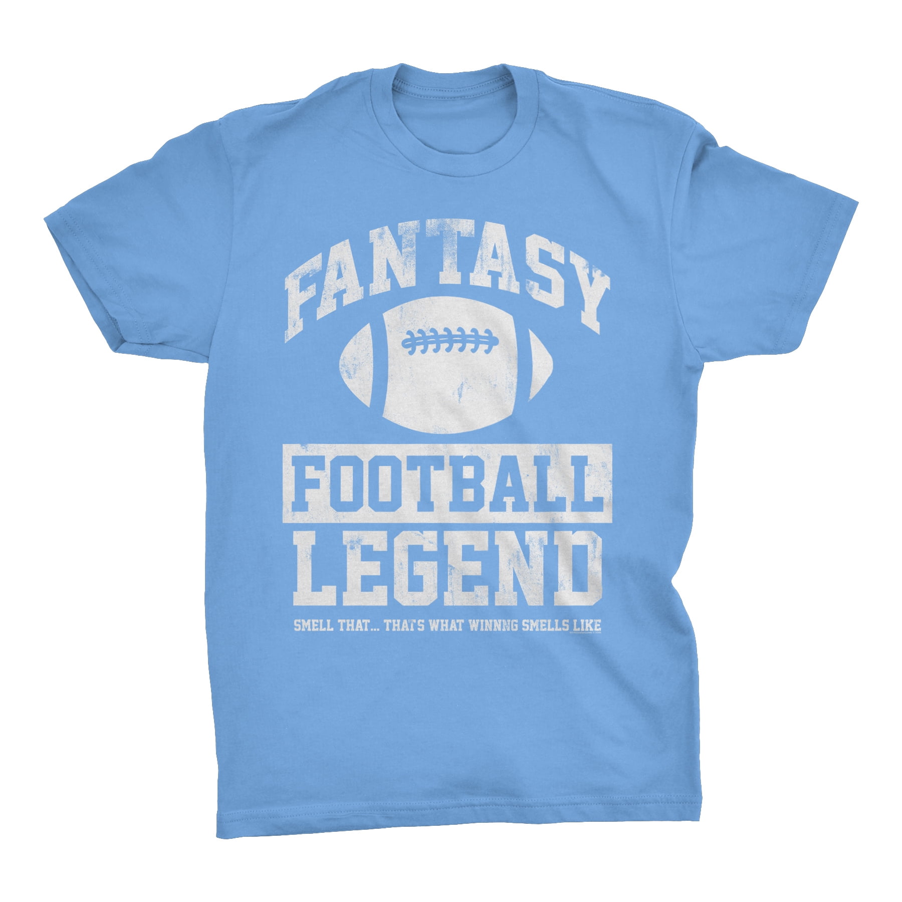 Shirt Invaders Fantasy Football Legend SQUARE Distressed Print T