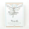 thumbnail image 2 of Pewter Dragonfly Necklace - Gift Packaged with Story Card in organza bag - Symbol of Change, Transformation and Strength - Made in USA (18" chain length), 2 of 5