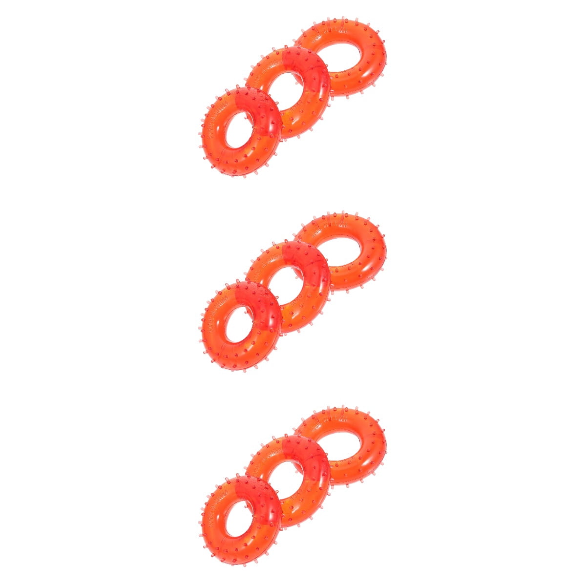 unbranded 9 Pcs  Hand Grip Strengthener Trainer Rings Hand Grip Strength Trainers Round Shaped Strength Trainers