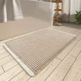 thumbnail image 1 of Alfombra de baño AMOAMI Waffle superabsorbente, antideslizante, 43 x 60 cm, 1 of 7