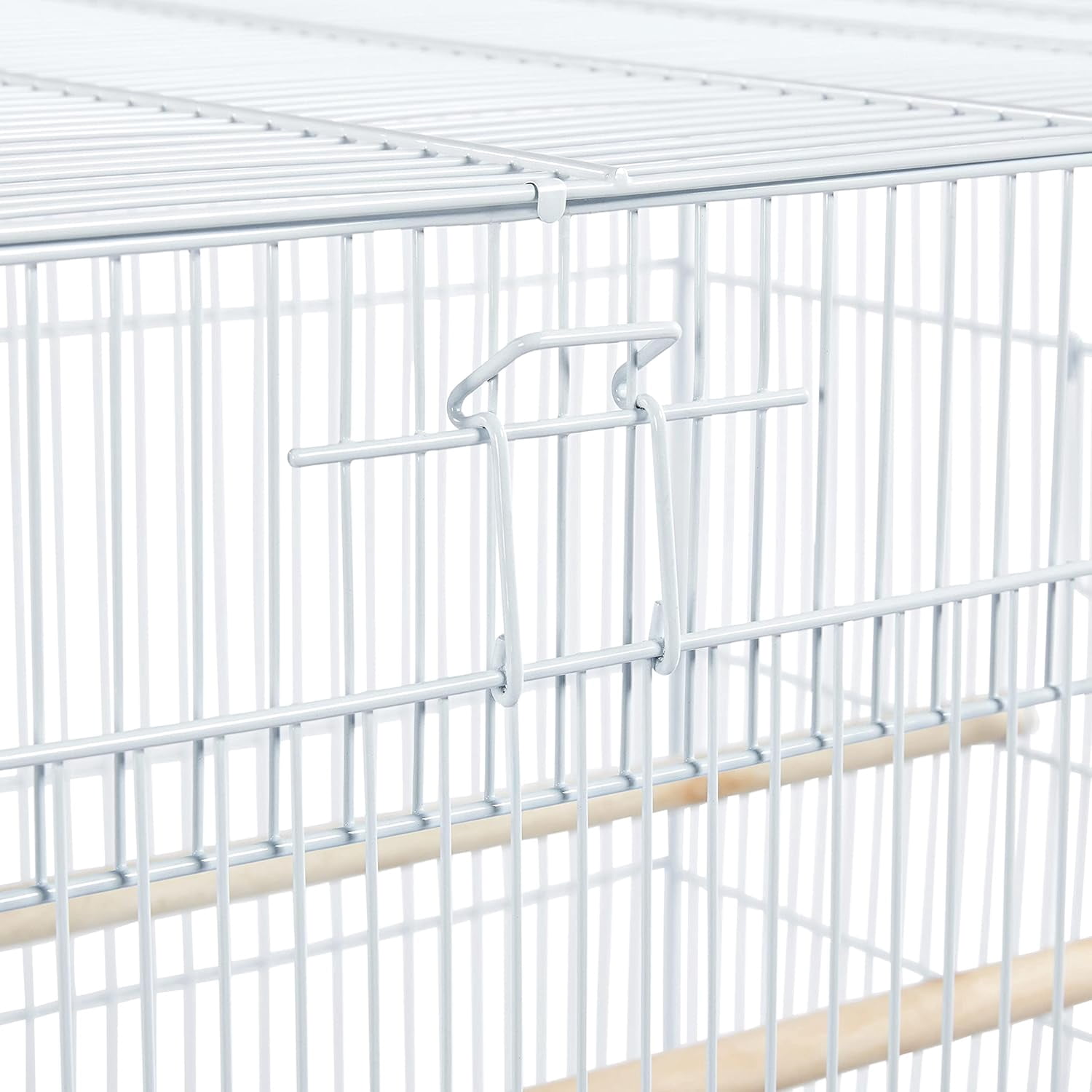 WBTER 30-inch Flight Bird Cage for Parrots Finches Budgies Cockatiels Parakeets Lovebirds Canaries with Slide-Out Tray, White